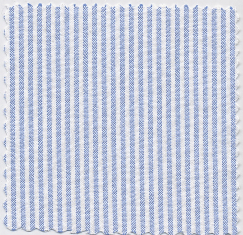 Oxford bianco e azzurro a righe