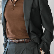 Polo Manica Corta MARRONE