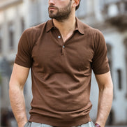 Polo Manica Corta MARRONE