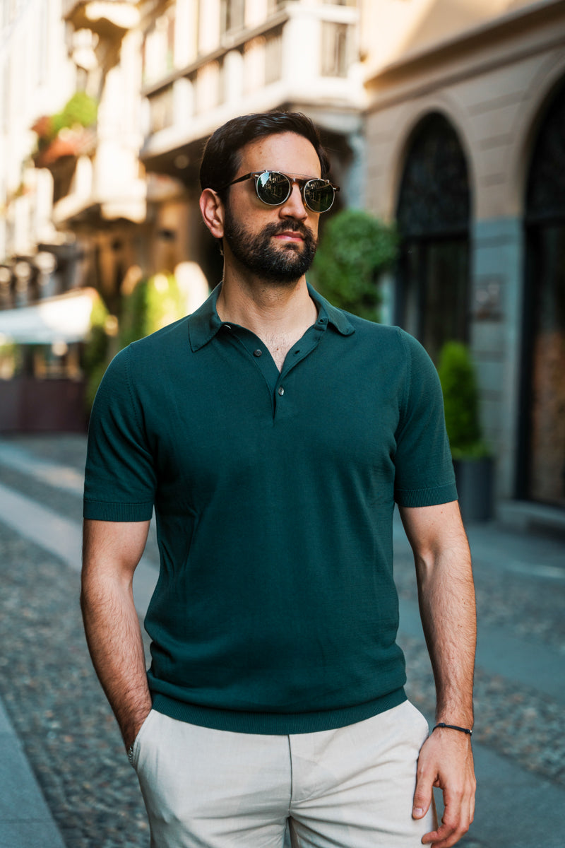 Polo Manica Corta VERDE