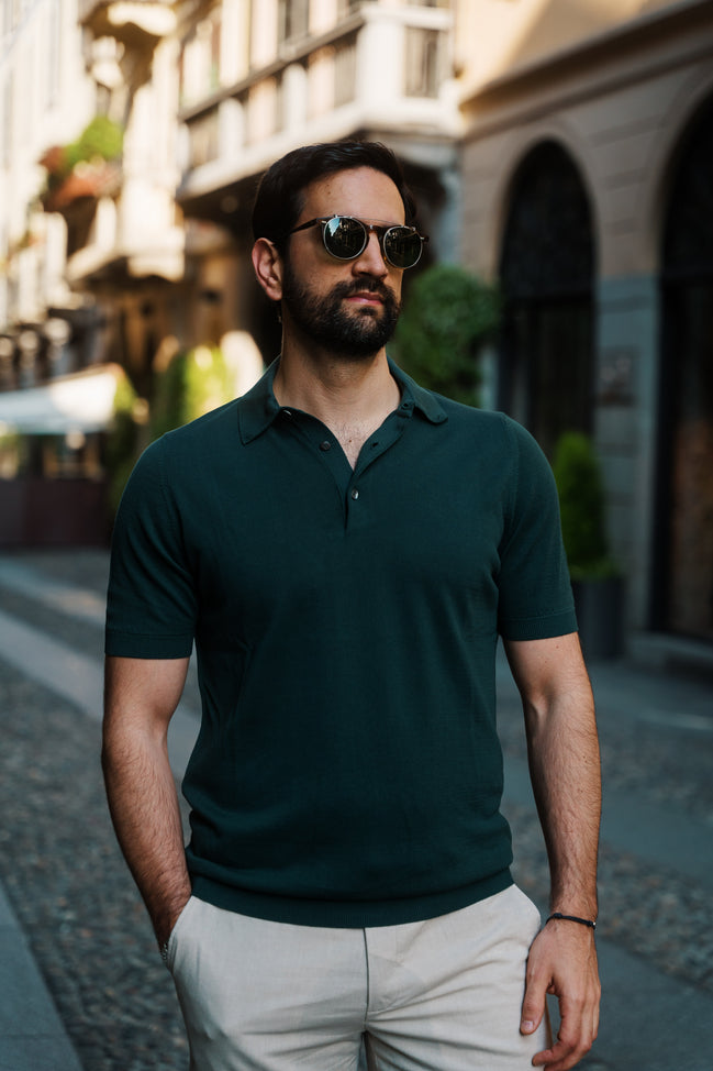 Polo Manica Corta VERDE