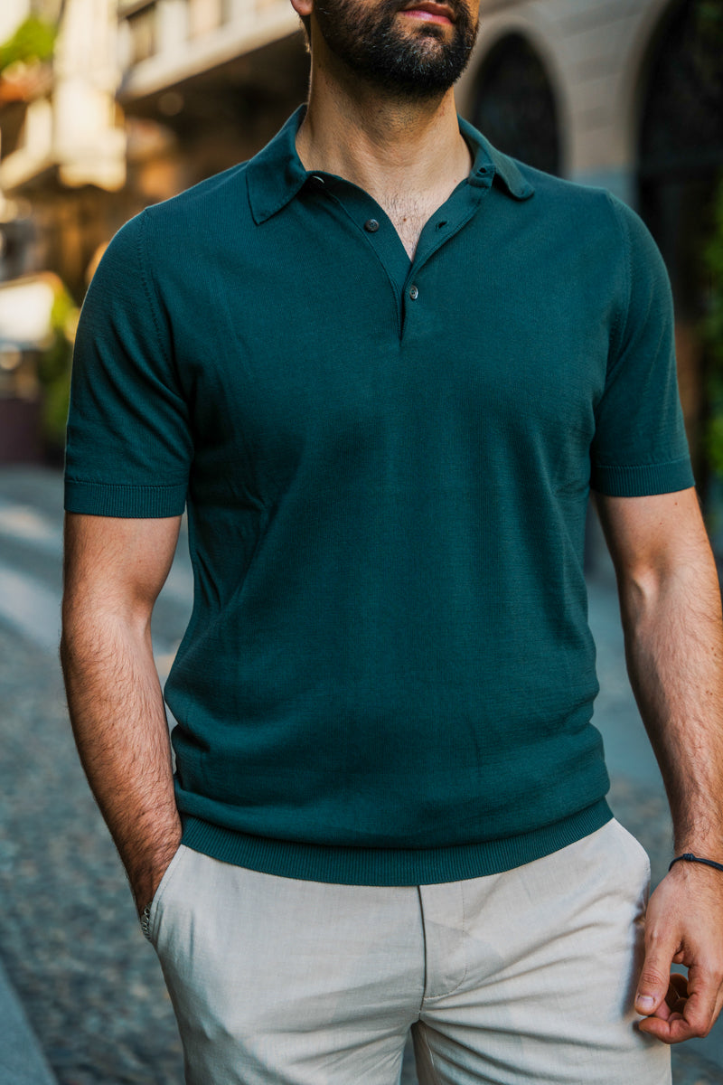Polo Manica Corta VERDE