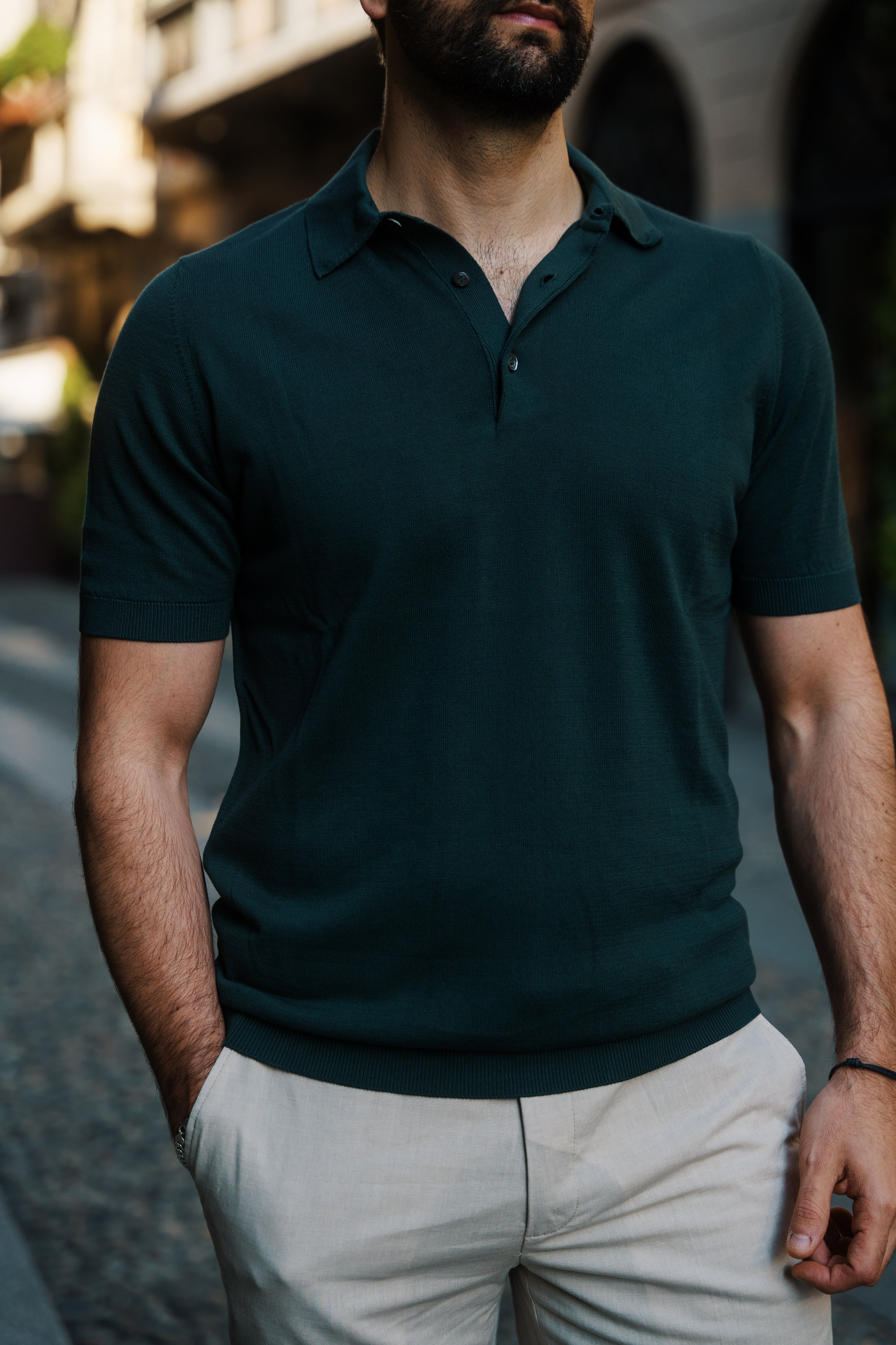 Polo Manica Corta VERDE