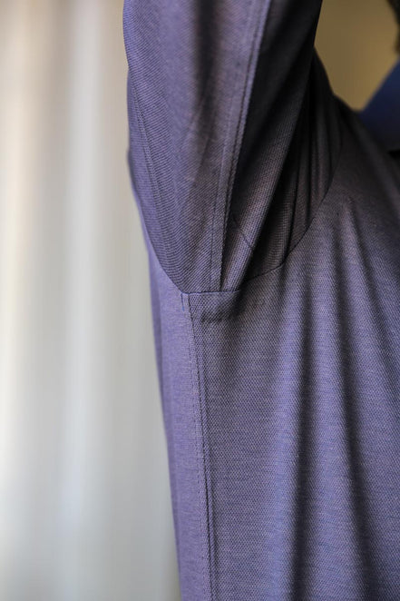 Polo Manica Lunga BLU