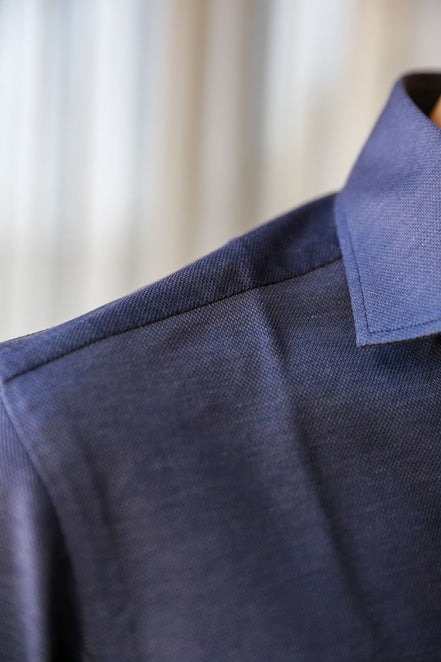 Polo Manica Lunga BLU