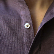 Polo Manica Lunga MARRONE