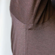 Polo Manica Lunga MARRONE