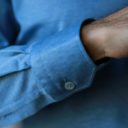 Polo Manica Lunga AZZURRO
