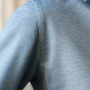Polo Manica Lunga AZZURRO
