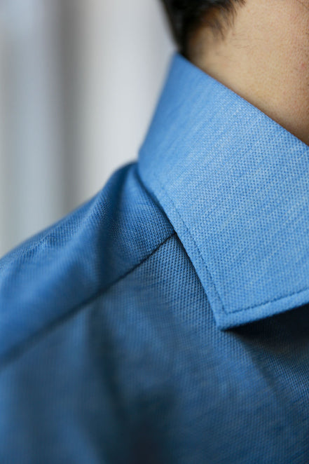 Polo Manica Lunga AZZURRO