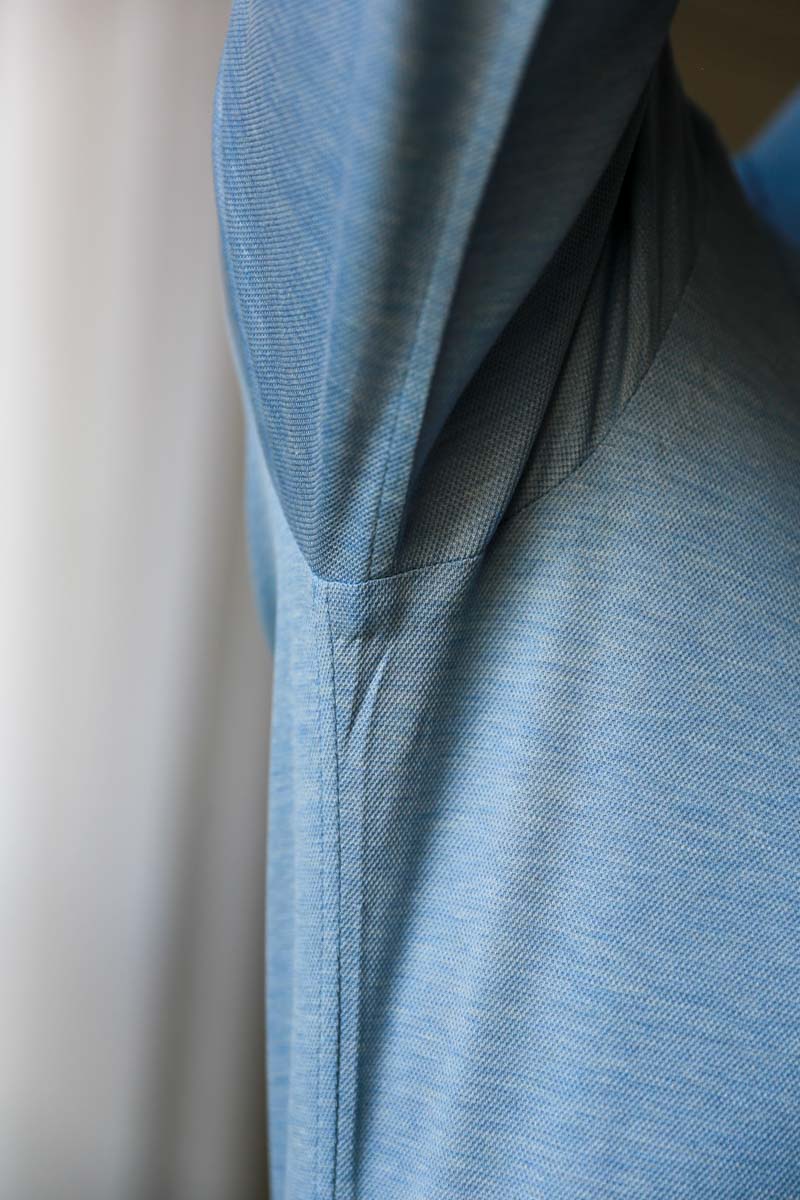 Polo Manica Lunga AZZURRO